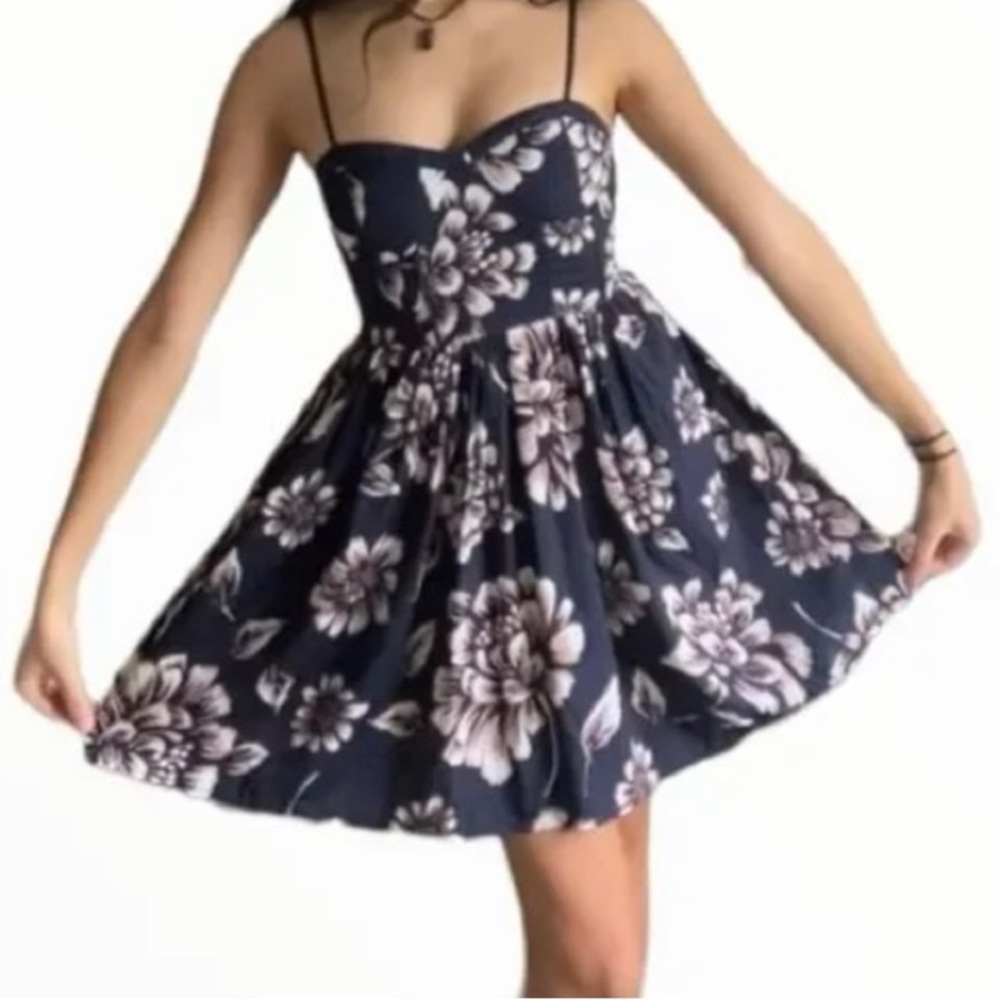 Navy Blue Band of Gypsies Small Sundress EUC